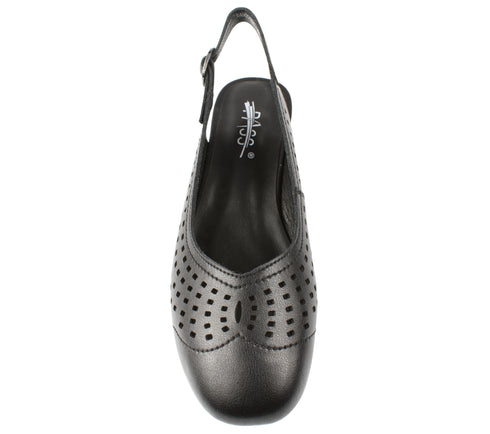 Sandale casual, dama, PASS COLLECTION, X460018A negru, piele naturala